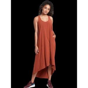 ATHLETA Womens Presidio Dress Terracotta Featherweight Travel Lagom S
